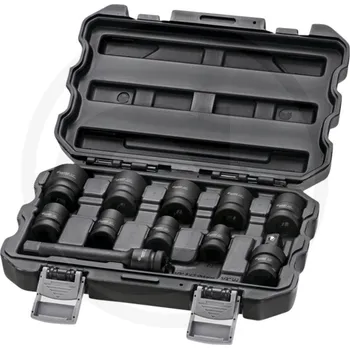 Gola hlavice Sada nástrčných ořechů 1/2" šestihran 11 dílů GRANIT BLACK EDITION