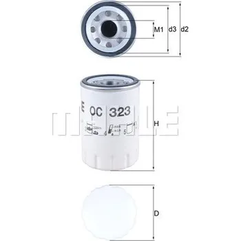 Olejový filtr Olejový filtr, , 4H2Z6731AA, 96JV6714AA, 96JV6714AD, EAZ1354, XW4Z6731BA, KNECHT, OC 323