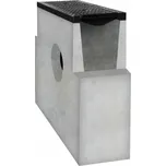 Covernit Betonová vpusť D400 s litinovou mříží 500 x 250 x 700 mm, Typ: pro žlaby 250 x 300 mm