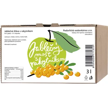 Mošt Jablko a rakytník 3l