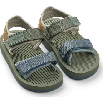 Chlapecké sandály LIEWOOD Sandály Monty - Hunter green multi mix Velikost: 33