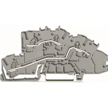 modulární přístroj a rozvaděč WAGO Svorka 2003-7642 instalační patrová 2,5 mm² s ovládacími otvory, šedá 2003-7642