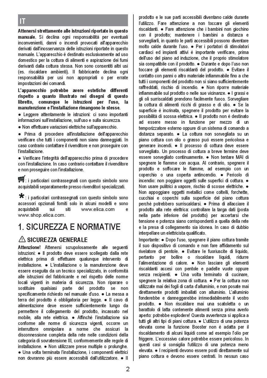 Návod na montáž a používání Elica Nikolatesla Alpha BL/A/78 - Zbozi.cz