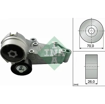 Napínák, žebrovaný klínový řemen INA 534 0146 10