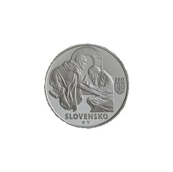 Stříbrná pamětní mince Zoborské listiny 2011, Proof