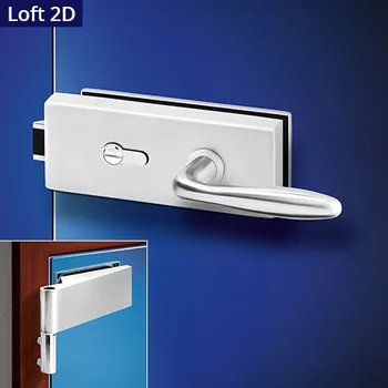 Dveřní kování ACT SERVIS ACT - Cina Loft HR 2D Provedení: PZ (vložkový zámek), Povrch: IN - nerez