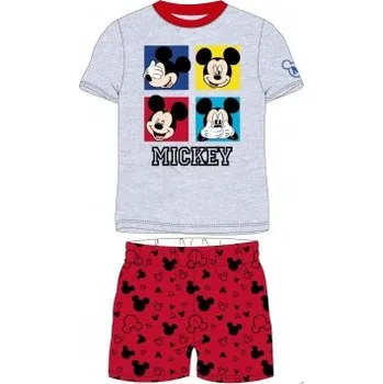 Chlapecké pyžamo E plus M - Chlapecké / dětské letní pyžamo Mickey Mouse Disney - šedé 128
