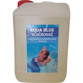 Bazénová chemie Aqua Blue vločkovač tekutý prostředek k vyvločkování nečistot bazénové vody 3 l
