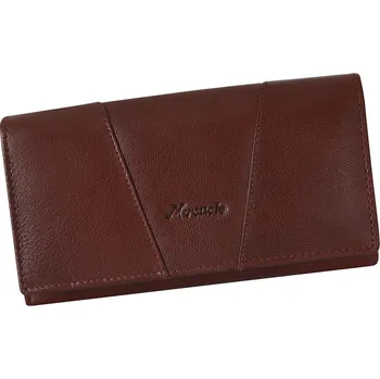 Peněženka Praktická bordó kožená peněženka s mincovníkem na zip Mercucio