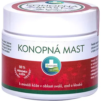 Masážní přípravek Annabis Konopná mast na masáže