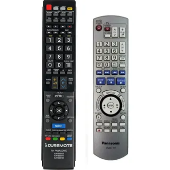Dálkový ovladač PANASONIC EUR7659Y40 + ovládání TV (mini TV) - dálkový ovladač duplikát