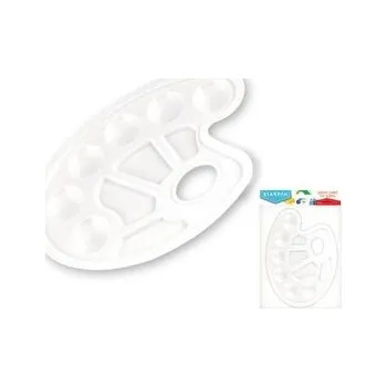 Set školních potřeb Paleta do farb owalna biała 30cm