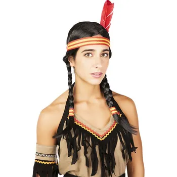 Karnevalová paruka Paruka - Indiánka