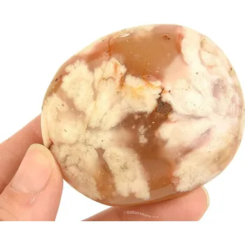 Přírodní kámen Růžový achát z Madagaskaru 108g