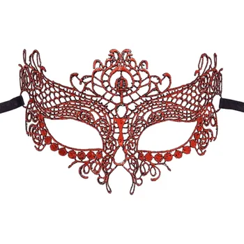 Karnevalová maska Amparo Miranda® Škraboška SM008R Red