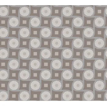 Tapeta A.S. Création | Vliesová tapeta na zeď ART OF EDEN 39060-3 | 0,53 x 10,05 m | modrá, béžová, šedá + Modrá, béžová, šedá vliesová tapeta na stěnu 390603 v rozměru 0,53 x 10,05 m