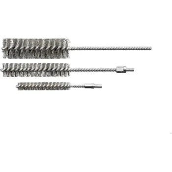 Drátěný kartáč LESSMANN Kartáč na vyvrtané otvory D14/140/80, ocelový drát 0,1mm, Lessmann 504.302