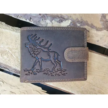 Peněženka Pánská peněženka s jelenem, hnědá