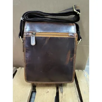 Pánská kožená taška přes rameno