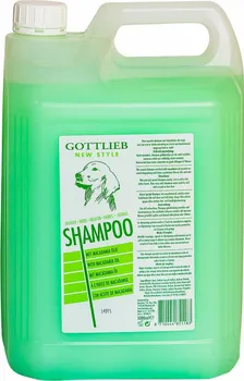 Kosmetika pro psa Gottlieb Bylinkový šampon pro psy s makadamovým olejem 5 l
