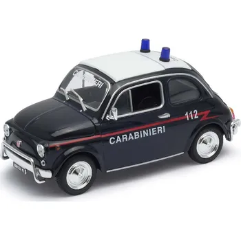 autíčko Welly Fiat Nuova 500 Carabinieri 1:24