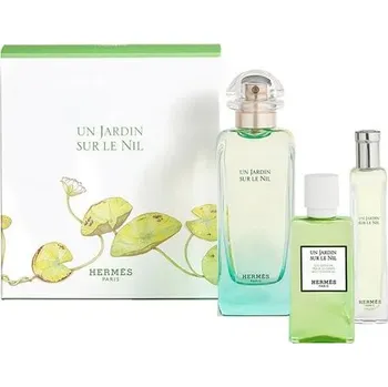 Parfém Hermes Hermes Un Jardin Sur Le Nil, SET: Toaletní voda 100ml + 15ml + Sprchový gél 40ml Pre ženy Toaletní voda