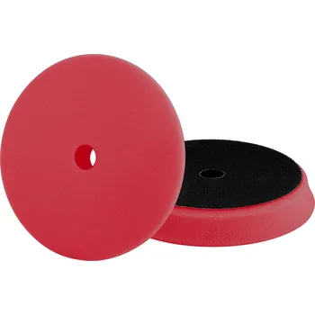 Příslušenství k brusce kotouč leštící pěnový, orbitální, T10, červený, ⌀180x25mm, suchý zip ⌀152mm