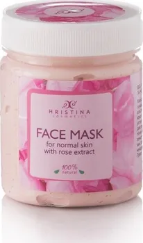 Pleťová maska Hristina Přírodní maska na obličej s extraktem z růží 200 ml