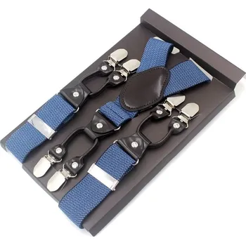 Kšandy Pánské modré kšandy Billie Modrá