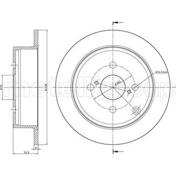 Brzdový kotouč Brzdový kotouč METELLI 23-0634C