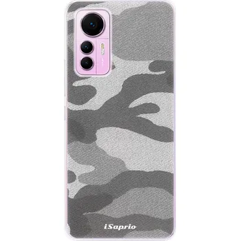Telefonní příslušenství Odolné silikonové pouzdro iSaprio - Gray Camuflage 02 - Xiaomi 12 Lite