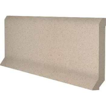 Dlažba Sokl Rako Taurus Granit tmavě béžová 8x30 cm mat TSFKF061.1