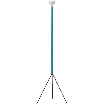 Stojací lampa Flos F3772003 Luminator, nadčasová stojací lampa se stmívačem, 1x105W E27, modrá, výška 189cm