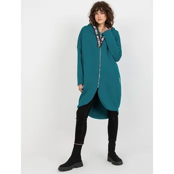 Dámský kabát Sportovní bavlněný kabátek Relevance mořsky zelený EU velikost: L/XL