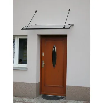 Stříška nad vchodové dveře Stříška nad dveře LANITPLAST TURKUS 140/82 antracit LG2179