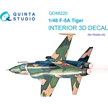 Plastikový model Quinta studio 1/48 F-5A 3D-Printed&col. Interior (KIN)