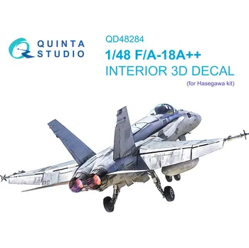 Plastikový model Quinta studio 1/48 F/A-18A++ 3D-Printed&col. Interior (HAS)