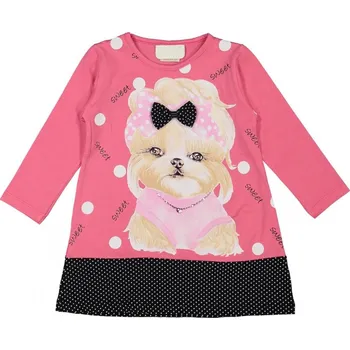 Dívčí šaty Dívčí šaty růžové Pejsek 98