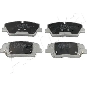 Brzdová destička Sada brzdových destiček, kotoučová brzda ASHIKA 51-0H-H10