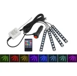 LED podsvícení do auta na dálkové ovládání - 18 cm (12v)