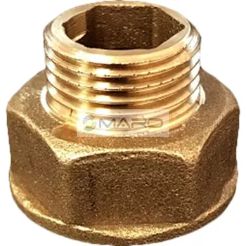 Instalatérský materiál Redukce mosazná obrácená FM 1/2" x 3/8", 6167703812