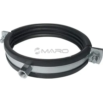 Vodovodní potrubí Rabovský Objímka dvoušroubková LUPD/TUPD 160 mm (158 - 163 mm), M8/M10, 12222160