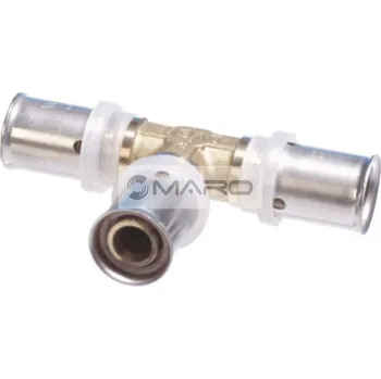 Instalatérský materiál Deltatop T-kus lisovací jednoznačný 40 / 40 / 40 mm, 718400