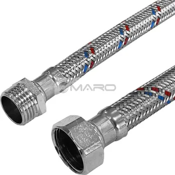 Hadička nerezová ŠM 1/2" x 3/4" 50 cm, 112 50 CM