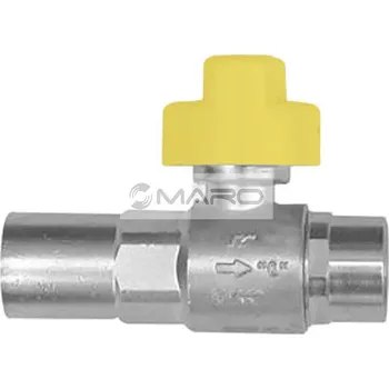 Ventil Kohout plynový VAIT přímý, s tepelnou a průtokovou pojistnou FF 1/2", G080 | G0479