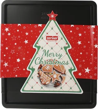 Plech na pečení Zenker Sparkling Christmas roztahovací 37-52 x 33 x 1,5 cm