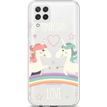 Pouzdro na mobilní telefon Kryt Samsung A22 silikon Unicorn Love (obal neboli pouzdro na Samsung A22)
