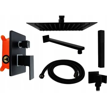 Sprchový panel Aplomo Zina 6 podomítkový sprchový set + iBox, black