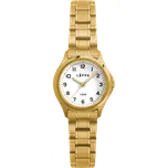 Továrna na čas Dámské hodinky LAVVU ARENDAL Original Gold s vodotěsností 100M LWL5023