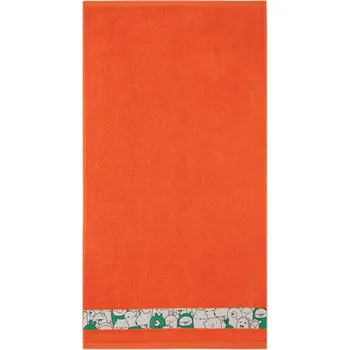 Povlečení DARRÉ Bavlněný ručník Ufo - oranžová Velikost: osuška 70 x 130